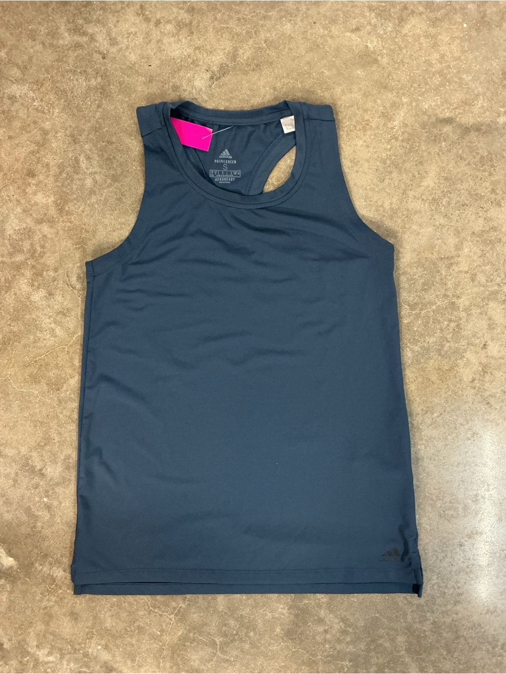 Adidas AEROREADY Primegreen Racerback Workout Tank Top Blue Women’s Small